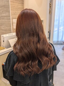 ポジ(poji) 髪質改善カラー　艶カラー　ブラウンカラー　ミディアム