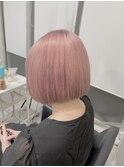 丸みボブ×ピンクベージュ【原宿/i've】tomoya