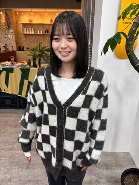 ジュール(JOULE'S) ボブ×ダークオリーブグレージュ*