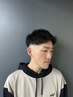 【シェービングが苦手な方へ】カット+シャンプー+眉カット+セット<理容室>