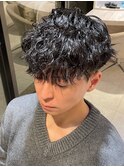 20代 メンズパーマ 波巻きパーマ スパイラルパーマ 南青山 men's