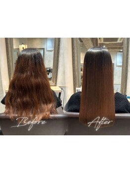 【独自開発・髪質改善ヘアエステ】[商標登録済]本格こだわりヘアケアにリピーター続出♪ツルサラ美髪に♪