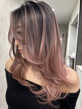 ルーゼン(LUXEN) 【LUXEN】ピンクバレイヤージュ