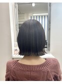 切りっぱなしボブ