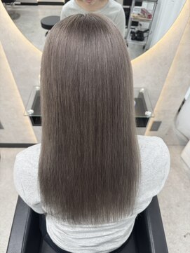 ルノン フィージュ(LUNON fieju) イメチェンヘアスタイルホワイトブロンド外ハネボブ美髪のススメ