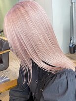 ムク 横浜店(muku)&nbsp;ダブルカラーピンクベージュベージュカラーケアブリーチレイヤー