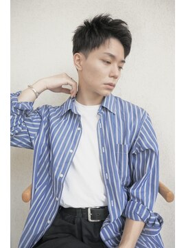 ガーデン ミサト 三郷中央(garden misato) メンズシンプル黒髪/ビジネスパーマ/ツーブロック