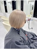 ハイトーンショートボブ☆三宮ショート