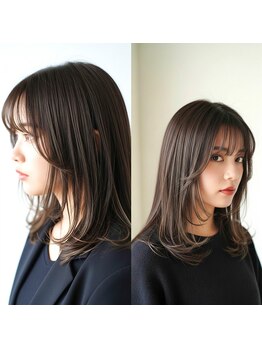 ブルーム(Bloom)の写真/髪質改善で叶える、誰もが触れたくなる艶髪♪自然でやわらかな理想のストレート、触れるたび感動する艶髪へ