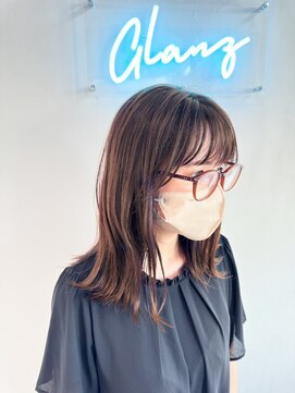 グランツ(GLANZ) GLANZ_ハイライトカラー/くびれヘア/縮毛矯正/