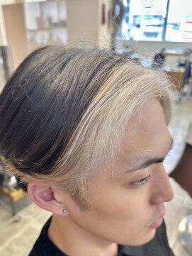 キャラ シャローネ 池袋(Chara Chalone) フェイスフレーミングカラー/メンズカラー/センターパート