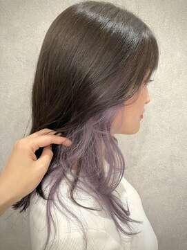 髪きる、ところ。 北24条店 ミディアム/インナーカラー/デザインカラー