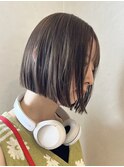 【miku/トレンド】小顔/ブリーチなし/オリーブグレー/門前仲町
