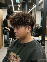 リッチブランドアンドコー(Rich Brand&Co)&nbsp;スパイキーショート　フェード　スペインカール　ルーズパーマ