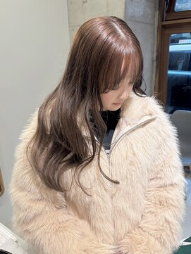 コル(col.) ヘーゼルベージュ/ベージュカラー/ブラウンカラー/ロング/透明感