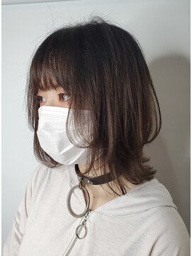 美容室ポール 西葛西店(PAUL) ボブウルフ似合わせカット アースカラー ショコラベージュ