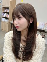 ミリ(mm)&nbsp;10代20代30代レイヤーカットワンカール透明感カラー髪質改善仙台