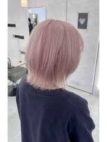 オールバイオー(Owl by oOo)&nbsp;淡く染まるミルキーピンクヘア