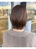 外ハネボブベージュイメチェン