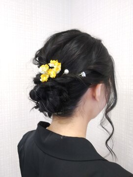 サロン ド オリーブ アップスタイル×結婚式