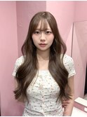 ハッシュカット/韓国レイヤー/ミディアムレイヤー/原宿/顔まわり