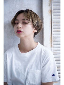 ノアパルフェ 銀座(noah parfait) 【noah parfait銀座】*ウエット×ハンサムショートボブ*