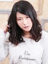 エマージュ 渋谷(Emerge)&nbsp;エレガントカジュアル☆可愛らしさにクールのウェーブミディ