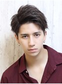 束感リバースアップバングショート刈り上げツーブロック