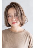 【LANY 横浜】 フレンチボブ×ミルクティーベージュ