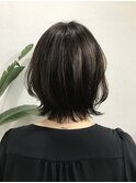 【ALIUS 池袋 小川】ショート×シアーカラーオリーブ