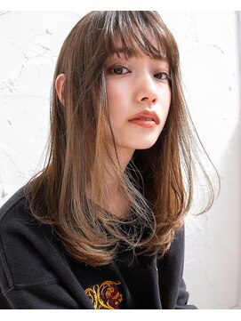 アンジェリカ JR奈良駅前店(ANGELICA) ANGELICA フェザーカット　シースルーバング　フロントレイヤー