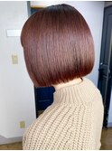 チェリーレッドミニボブ