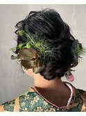 2022卒業式/ hairmakeWILLOW　アップヘア01