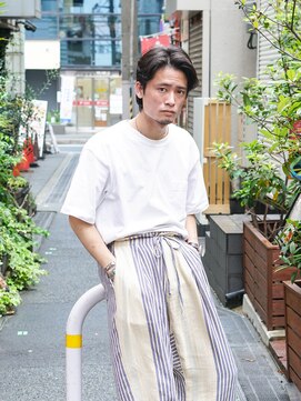 クラスコウベ 三宮店(Krass kobe) MEN’S HAIRクラシカルセンターパート【上野　竜司】