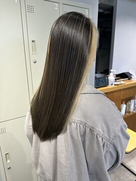 シェル 吉祥寺(shell) グレージュカラー/ボブウルフ/黒髪/ココアベージュ