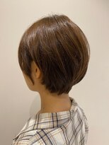ニシオギ ヴォイス 西荻窪店(nishiogi voice)&nbsp;似合わせカット×ショートスタイル【ナチュラルブラウン】