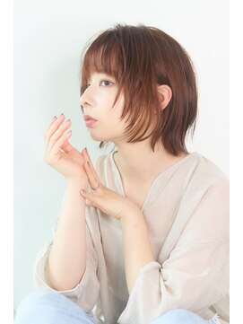 オーロ 武庫之荘店(ORO) オレンジブラウン/外ハネボブ/くびれウルフ