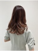 コテ巻き風パーマ
