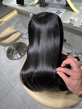 ロンドメリア 天神大名店(Lond Melia) ★くびレイヤーエモージュインナーグレージュ前髪ピンクベージュ