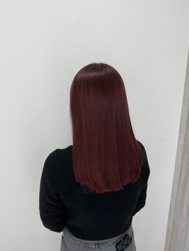 シエル 立川店(CIEL) 【CIEL 佐藤】ダブルカラー　レッド