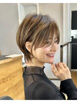 イオエ(ioe)&nbsp;デザインカラー/グランマッシュ/暗めカラー/ミディアムヘア