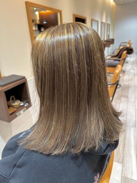 クラップス 横須賀中央店(CLAPS) ミルクティーベージュダブルカラーインナーカラーケアブリーチ