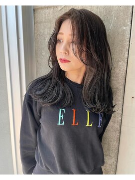 蜃気楼 センター分けロング