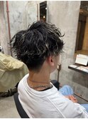 ダークアッシュ/韓国マッシュ/ニュアンスパーマ[錦糸町駅/men's]