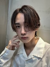 メンズサロン ガウディ 三宮店(men's salon Gaudi) メンズセンターパート×リバース毛流れカルマニュアンスパーマ