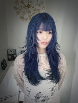 キイ 原宿 表参道(K.e.y) シャギーカット／ロングレイヤー／ダブルカラー