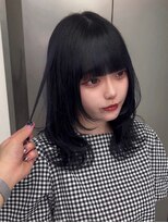 ビューナゴヤ 名駅(VIEW NAGOYA)&nbsp;前髪カタログ/イメチェンスタイル／ウェーブパーマ/ミディ