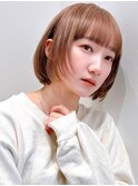Say.黒髪ボブルフネビージュ小顔ワンレンレイヤーボブマッシュ