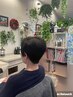 【リタッチ】カット＋カラー(白髪染)＋髪質改善13900～／＋活泡泉880