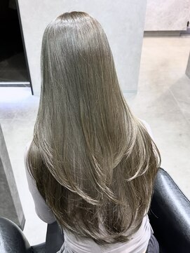 エースヘアー(A.hair) オリーブベージュ/ザクザクレイヤー/髪質改善トリートメント